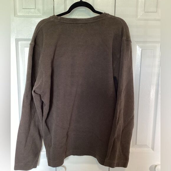 Gap - Big & Tall Men’s - Classic Fit - Brown Pullover Shirt - XXL - Picture 3 of 5